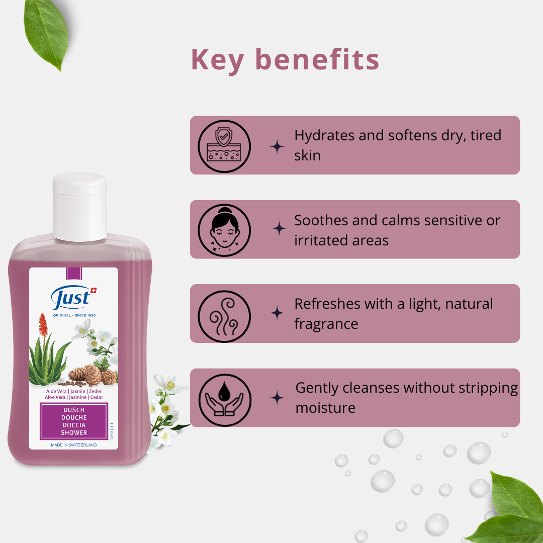 Shower Gel Aloe Vera, Jasmine and Cedar