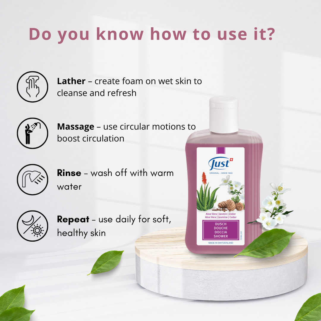 Shower Gel Aloe Vera, Jasmine and Cedar