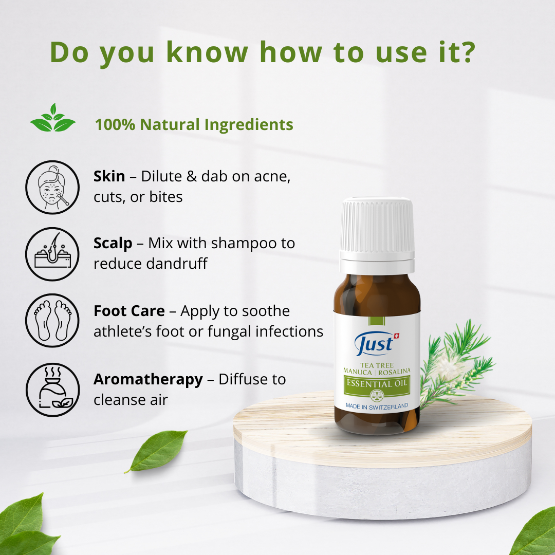 Tea Tree-Manuca-Rosalina Essential oil