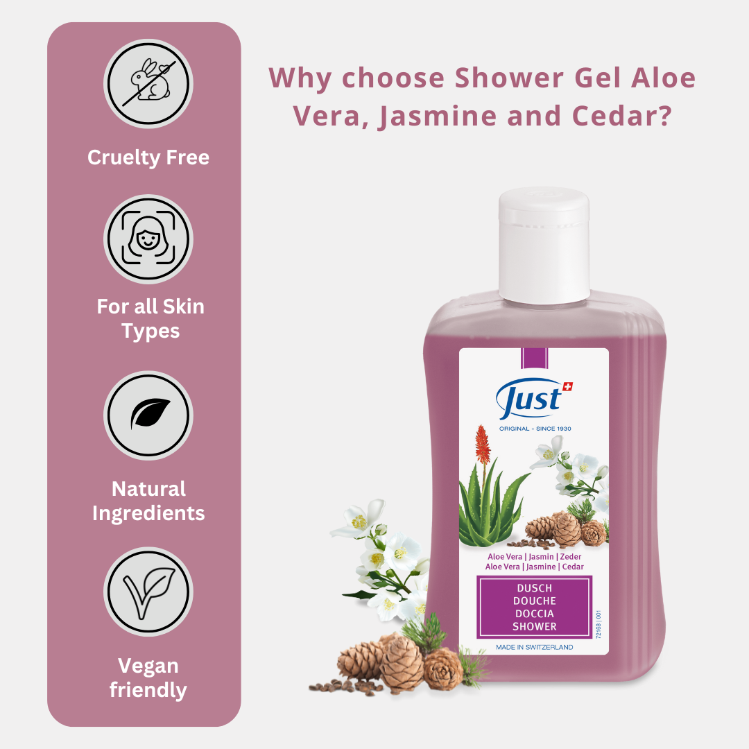 Shower Gel Aloe Vera, Jasmine and Cedar