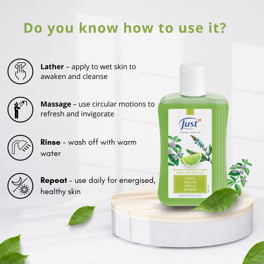Shower Gel Verbena, Wild Mint and Lime