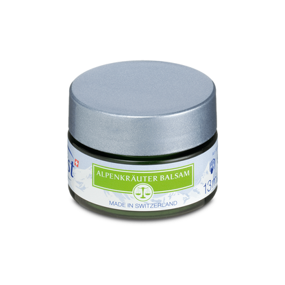 Alpine Herbal Balm Swiss herbal balm with edelweiss alpine rose and yellow gentian